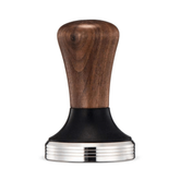 Luxe zware Tamper - Zwart/Hout